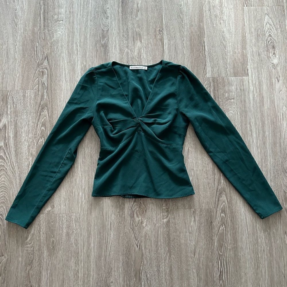 A&F V Neck Blouse